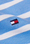 Tommy Hilfiger V-Neck Slim Fit Striped T-Shirt, Blue Spell