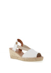 Toni Pons Teide Espadrille Wedge Sandals, White