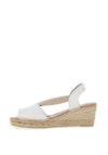 Toni Pons Teide Espadrille Wedge Sandals, White