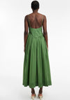 TOPSHOP Julia Low Back Maxi Dress, Green