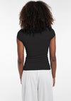 TOPSHOP Pernilla Fitted T-Shirt, Black