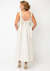 TOPSHOP Low Back Maxi Dress, Cream
