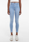 TOPSHOP Joni Skinny High Waisted Jeans, Light Blue