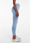 TOPSHOP Joni Skinny High Waisted Jeans, Light Blue