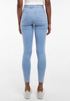 TOPSHOP Joni Skinny High Waisted Jeans, Light Blue