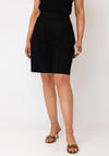 TOPSHOP Sofia Tailored Linen Blend Shorts, Black