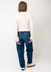 TOPSHOP Sia Button Knit Cardigan, Cream