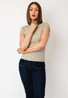 TOPSHOP Everyday Short Sleeve T-Shirt, Stone Green