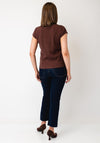 TOPSHOP Everyday Short Sleeve T-Shirt, Brown
