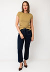 TOPSHOP Everyday Short Sleeve T-Shirt, Camel Beige