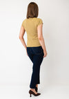 TOPSHOP Everyday Short Sleeve T-Shirt, Camel Beige