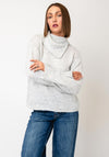 TOPSHOP Kelsy Knitted Pullover, Grey