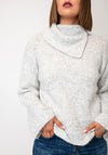 TOPSHOP Kelsy Knitted Pullover, Grey