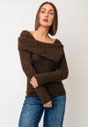 TSJULIE OFF SHOULDER KNIT TOP