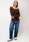 TSJULIE OFF SHOULDER KNIT TOP