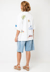 TOPSHOP Liva Graphic Print T-Shirt, White