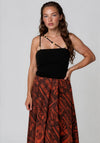 TOPSHOP Mady Beaded Strap Vest Top, Black