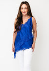 TOPSHOP Noor Lace Detail Cami, Blue