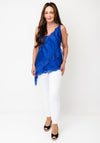 TOPSHOP Noor Lace Detail Cami, Blue