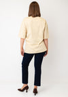 TOPSHOP Rikka Oversized T-Shirt, Beige
