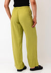 TOPSHOP Lakia Straight Wide Leg Trousers, Green