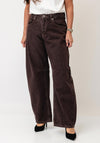 TSBARREL HR DENIM JEANS BROWN NOOS