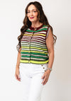 TSCARO STRIPE SL O-NECK VEST