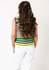 TSCARO STRIPE SL O-NECK VEST