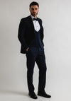 Torre Plain 3 Piece Tuxedo Suit, Navy