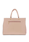 Zen Collection Faux Leather Tassel Shoulder Bag, Apricot