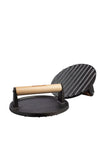 TRAMONTINA ROUND GRILL PRESS 17CM CAST IRON