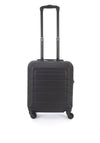 Bordlite 18” 4-Wheeler Spin Under Seat Cabin Suitcase, Black