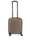 Bordlite 18” 4-Wheeler Spin Under Seat Cabin Suitcase, Brown
