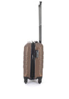 Bordlite 18” 4-Wheeler Spin Under Seat Cabin Suitcase, Brown