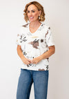Tricotto Graffiti Print T-Shirt, White Multi