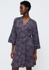 Triumph Aura Spotlight Print Robe, Purple