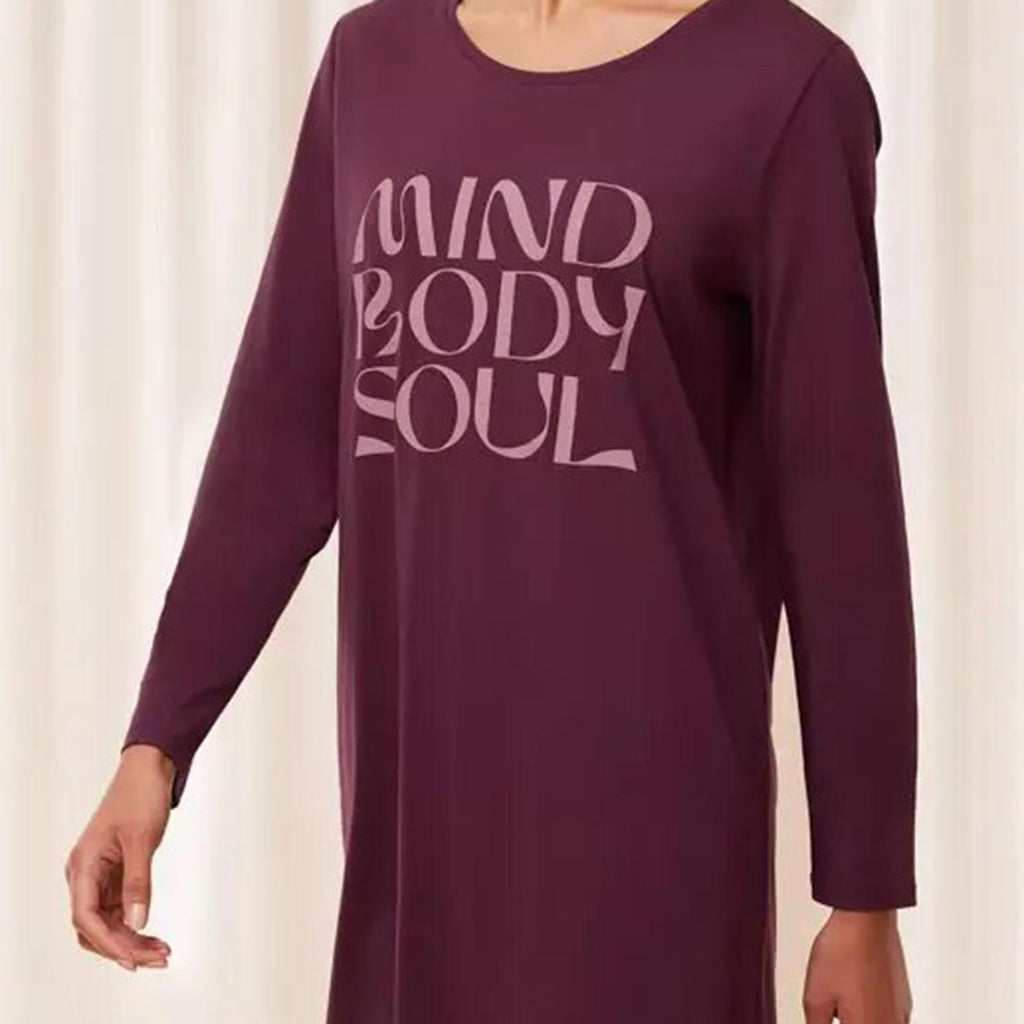 Triumph Long Sleeve Nightdress, Wine