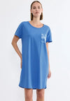 Triumph Tropical Short Sleeve Nightdress, Blue