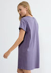 Triumph Tropical Short Sleeve Nightdress, Purple