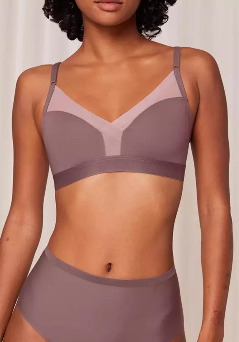 Dusty Pink Ribbed Seamless Bra - Boody – Honey on the Hill
