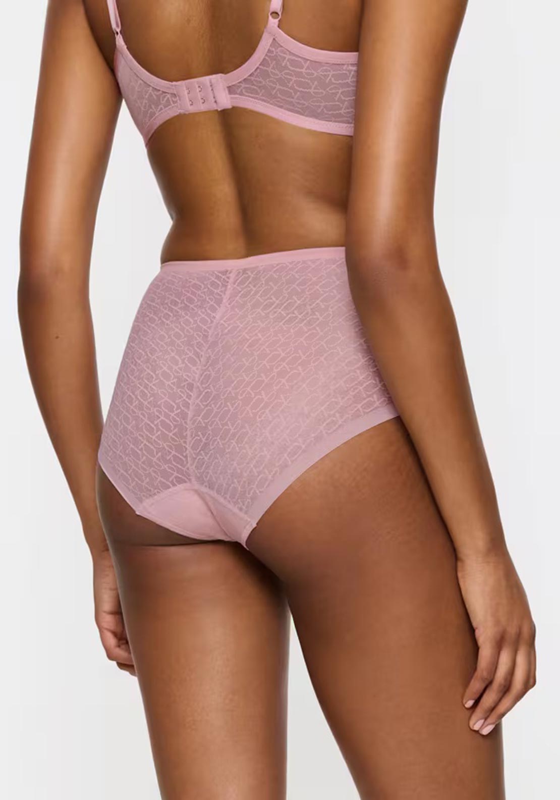 Triumph Signature Sheer High Waist Brief, Pink