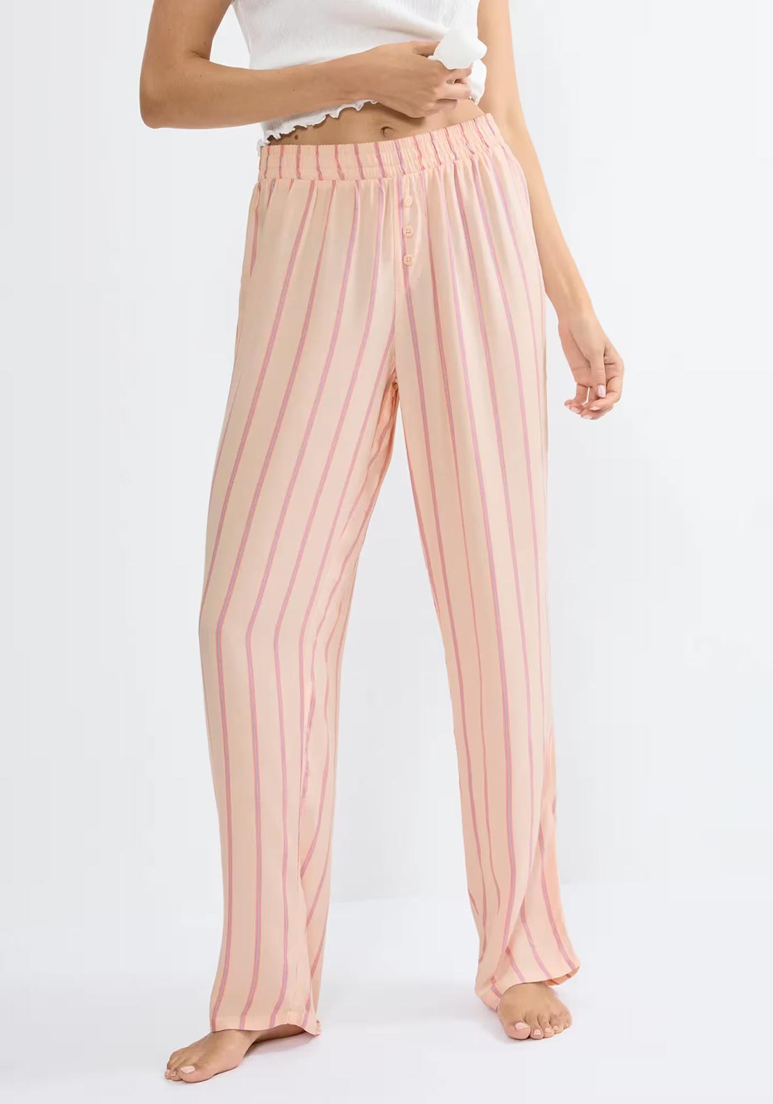 Triumph Stripe Pyjama Trouser, Pink
