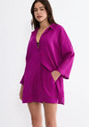 Triumph Summer Wear Linen Mix Boyfriend Shirt, Pink