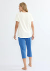 Triumph Tropical Capri Pyjama Set, Blue