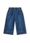 Tuc Tuc Girl Star Denim Wide Leg Jean, Blue