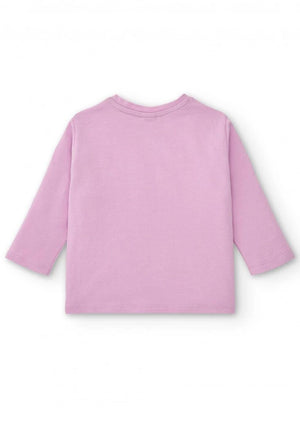Tuc Tuc Girl Cyber Dino Heart Long Sleeve Top, Lilac