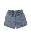 Tuc Tuc Girl Embroidery Denim Skort, Blue
