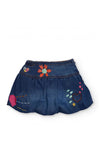 Tuc Tuc Natureland Bubble Denim Skirt, Blue