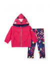 Tuc Tuc Natureland Floral Jacket and Legging Set, Pink