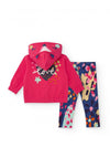Tuc Tuc Natureland Floral Jacket and Legging Set, Pink